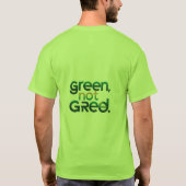 T-shirt Vert non égalisé (Dos)