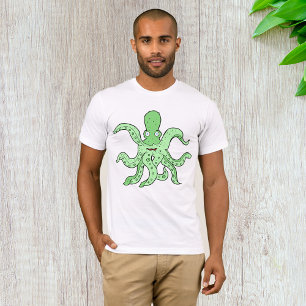 T-shirt vert Octopus Mens