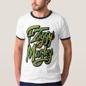 T-shirt vert officiel Ziggy Marley (Devant)