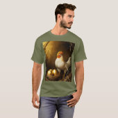 T-shirt vert olive design (Devant entier)