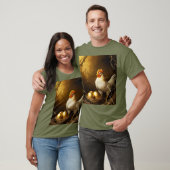 T-shirt vert olive design (Unisexe)