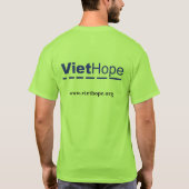 T-SHIRT VERT "poulets" (IMAGE DANS l'AVANT) (Dos)