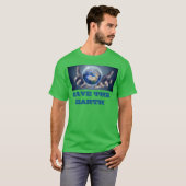 T-shirt vert pour hommes (Devant entier)