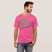 T-shirt Vert printemps irlandais (Devant entier)