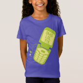 T-shirt vert rétros (Devant)