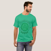 T-shirt vert Shamrock St. Patrick du Missouri (Devant entier)