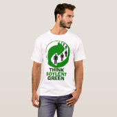 T-shirt vert soja (Devant entier)