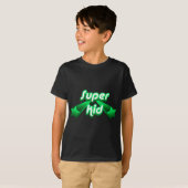 T-shirt Vert superbe d'enfant (Devant entier)