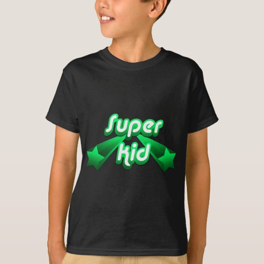 T-shirt Vert superbe d'enfant (Devant)