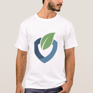 T-Shirt Vert Symbole de Recyclage de Feuille Éco-R