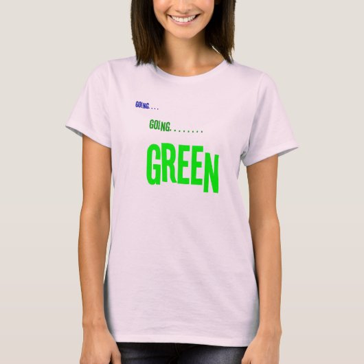 T-shirt vert Tous Coton Bio (Devant)
