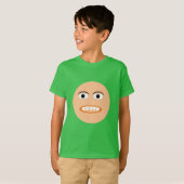 T-shirt vert trèfle pour enfants  HUMOUR  KIDS  (Devant entier)