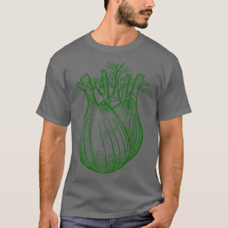 T-shirt Vert Vegetable Retro Vintage for Vegetarian Fenn
