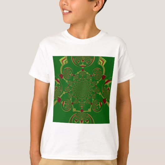 T-shirt Vert vintage (Devant)