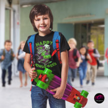 Vert Violet Joyeux Howl-o-ween Loup Skateboard