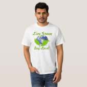 T-shirt vert vivant (Devant entier)