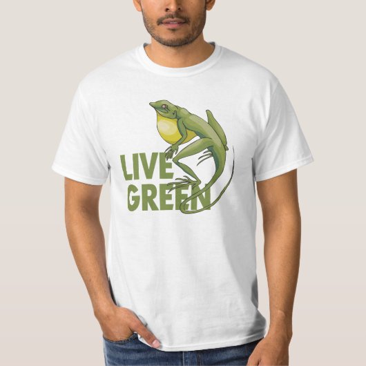 T-shirt Vert vivant (Devant)