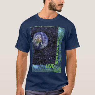 T-shirt Vert vivant pour la terre