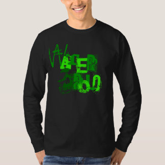 T-shirt Vert w/skull de polo d'eau