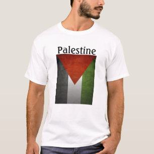 T-shirt vertical palestinien de drapeau