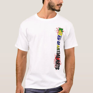 T-shirt Verticale mélangée Brésil d'arts martiaux