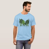 T-shirt Verts formels de collard (Devant entier)