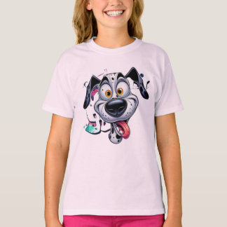 T-shirt very cute funny happy smiling puppy
