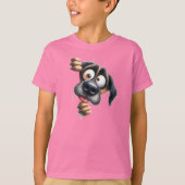 T-shirt very cute funny scared puppy (Devant)