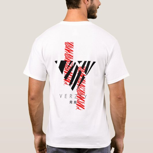 T-shirt Verzey Découvrez le logo tiré (Dos)