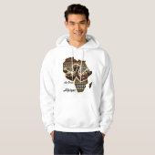 T-shirt Veste à capuche la Force Afrique (Devant entier)