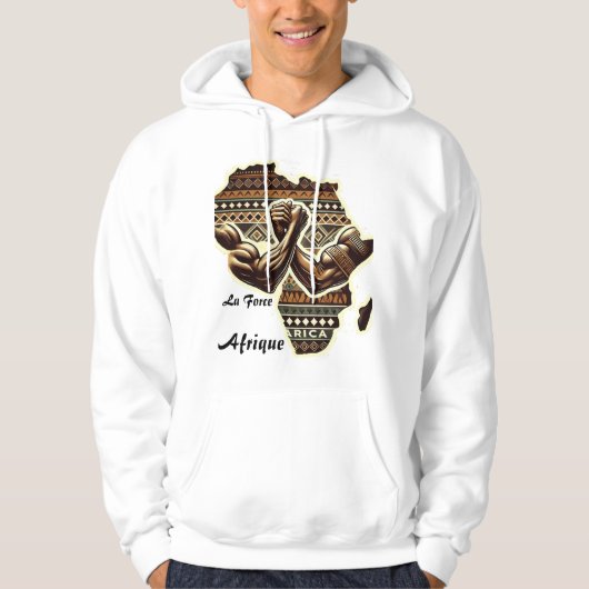 T-shirt Veste à capuche la Force Afrique (Devant)