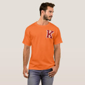 T-shirt Veste bleu marine (Devant entier)