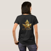 T-shirt Veste Canada médaille d'or Veste Canada pour femme (Dos entier)