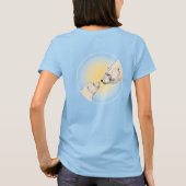 T-shirt Veste d'art d'ours polaire, veste d'ours tribale f (Dos)