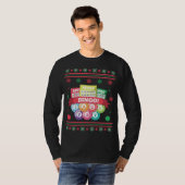 T-shirt Veste de Bingo Veste de Noël moche (Devant entier)