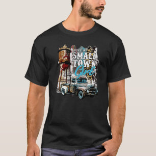 T-shirt Veste de camionneuse léopard juste une fille de pe