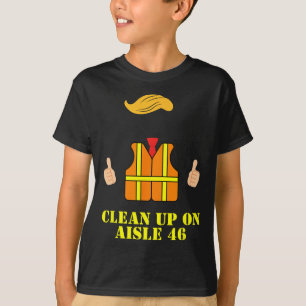 T-shirt Veste de sécurité de l'homme de Trump Poubelle Net