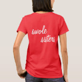 T-shirt Veste de soeurs en bobines personnalisées (Dos)