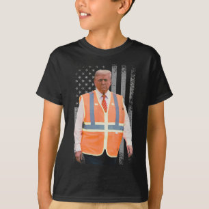 T-shirt Veste de travailleur de camion à ordures du présid