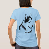 T-shirt Veste Husky Femme Sibérienne Husky Chig Jackets (Dos)