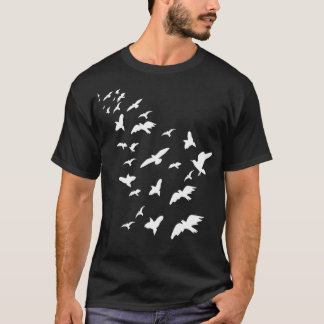 T-shirt Vestiges D'Oiseaux Volant Oiseaux Conservation Don