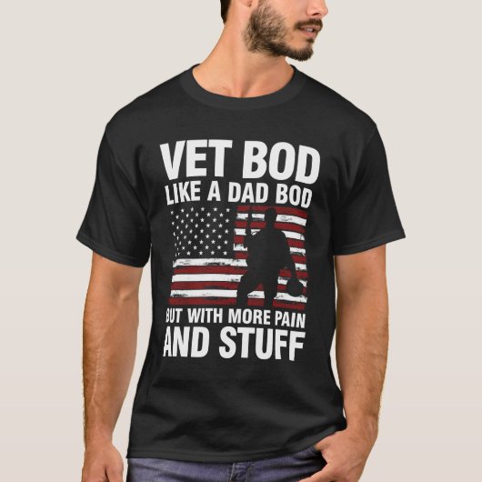 T-shirt Vet Bod comme papa Bod (Devant)