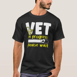 T-shirt Vet En Cours Chargement Animal Doctor Future Veter