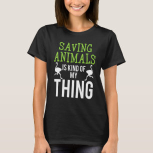 T-shirt Vet I Save Animaux 1