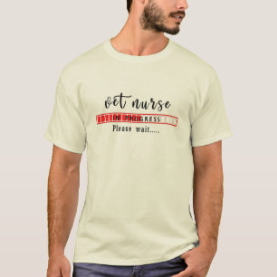 T-shirt Vet Nure En Cours Veuillez Patienter