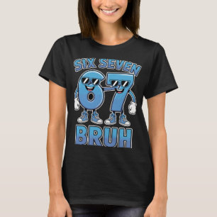 T-shirt Vêtement amusant avec écriture rétro slang Bruh 67