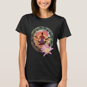 T-shirt Vêtement de mode de yoga de méditation de Bouddha