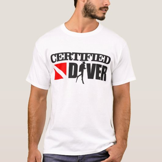 T-shirt Vêtement Diver 2 Certifié (Devant)