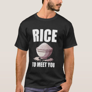 T-shirt Vêtement drôle bol de riz délicieux pour hommes et