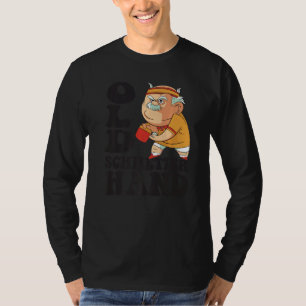 T-shirt Vêtement papillon à main pour homme âgé grand-père